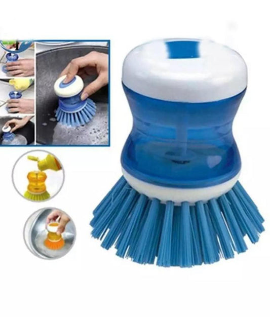 1 Pc Dust Cleaning Brush – Refillable Self-Dispensing Brush with Push Button for Easy Cleaning
