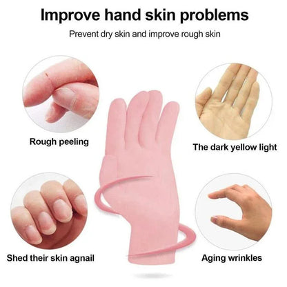 Silicone Moisturizing Surgical Gloves for Hand Care – Hydrating, Protective & Reusable (2 Pcs) - JSJunoon.com