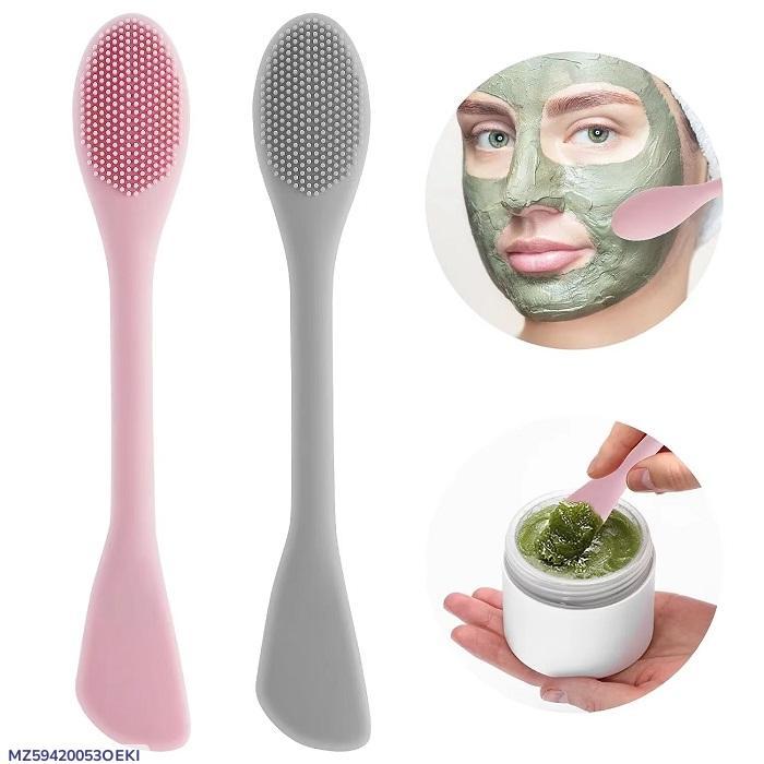 Face Cleaner Brush (Pack of 2) | Soft Silicone Exfoliating Facial Cleansing Tool