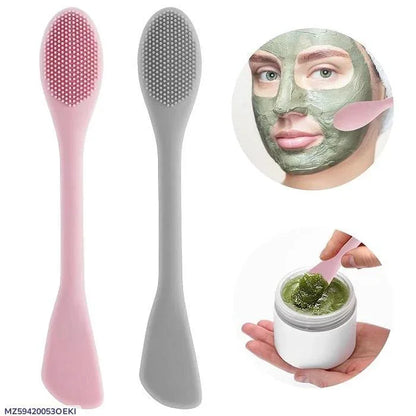 Face Cleaner Brush (Pack of 2) | Soft Silicone Exfoliating Facial Cleansing Tool - JSJunoon.com