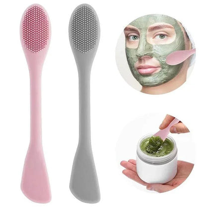 Face Cleaner Brush (Pack of 2) | Soft Silicone Exfoliating Facial Cleansing Tool - JSJunoon.com