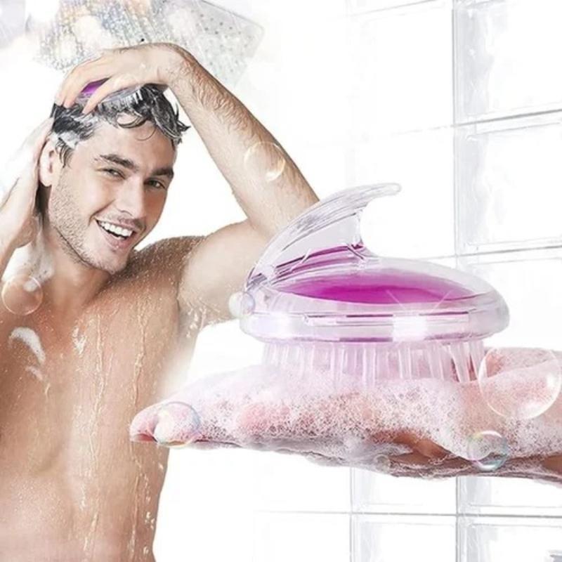 Scalp Massager Shampoo Brush – Pack of 2, Silicone Exfoliating Hair & Scalp Care Tool