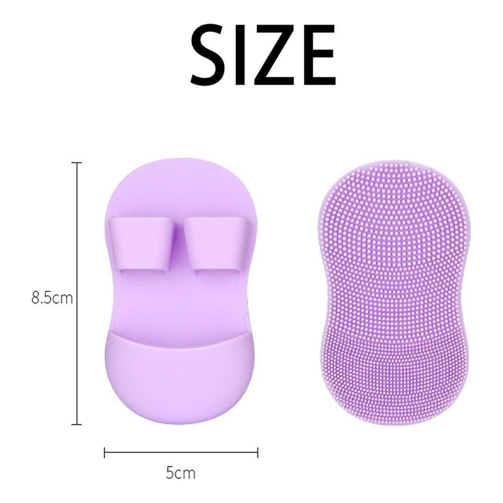 Exfoliation Face Cleaner Brush | Finger Soap Shaped Silicone Face Wash Brush | Gentle Facial Cleansing Tool