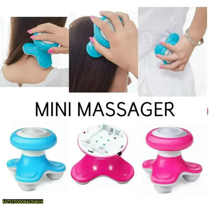 Portable Mini Electric Body Massager – Wireless, 360° Rotation, Handheld Full Body Relaxation - JSJunoon.com