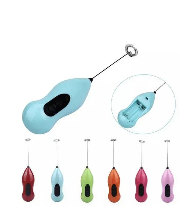 Handheld Coffee Bitter Beater Mixer & Whisker | Stainless Steel | Battery Operated - JSJunoon.com