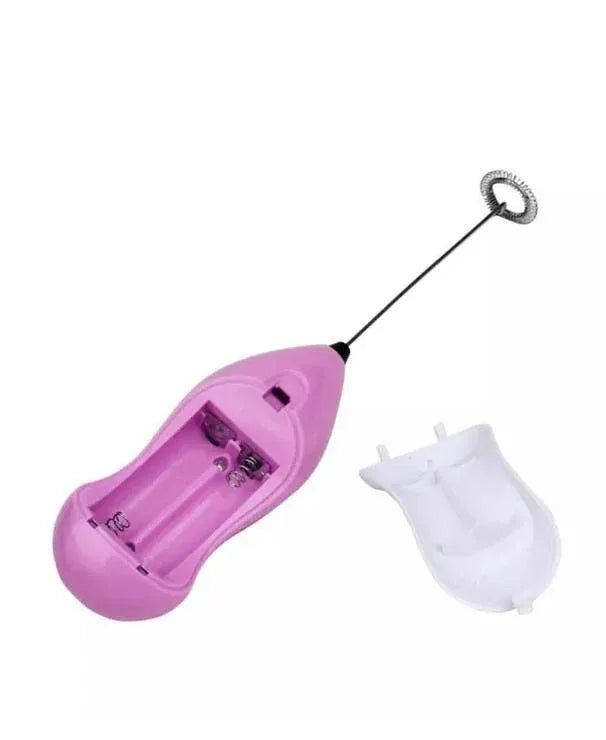 Handheld Coffee Bitter Beater Mixer & Whisker | Stainless Steel | Battery Operated - JSJunoon.com