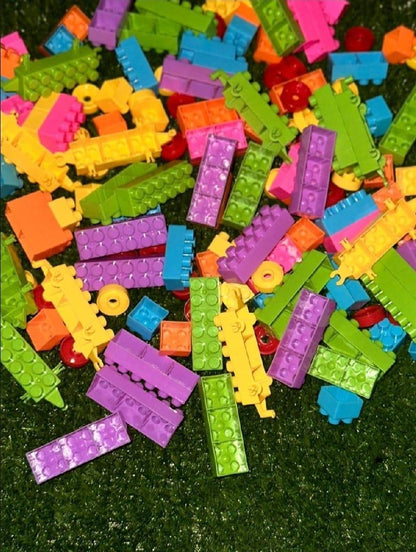 Baby Building Blocks Toy Set – 226 Pcs Soft & Safe Educational Stacking Blocks, Multicolor - JSJunoon.com