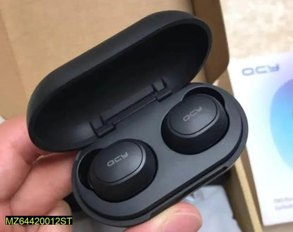 QCY T4 Bluetooth 5.0 TWS Earbuds – Game Mode, DSP Noise Cancelling, Wireless Charging (Black) - JSJunoon.com
