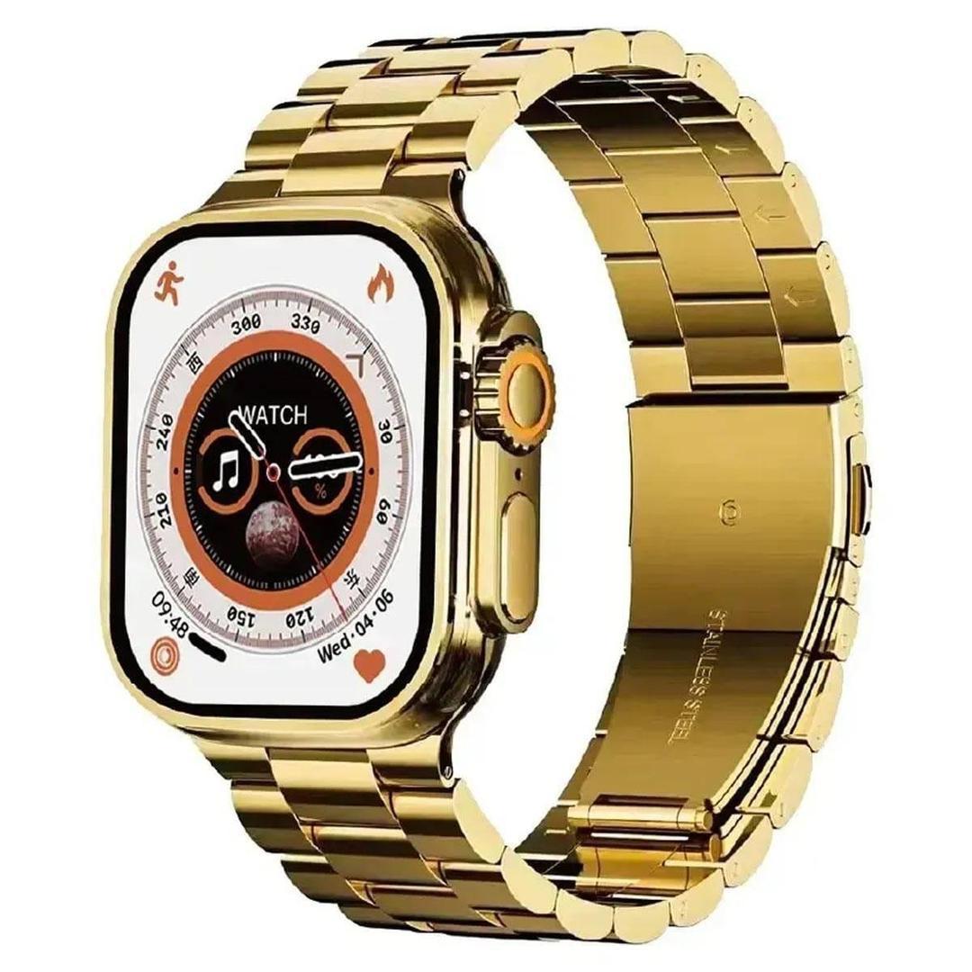 JS Junoon Smart Watch with Heart Rate Monitor – Fitness Tracker for Android & iPhone, Gold & Orange