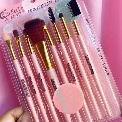 8 Pcs Makeup Brushes Set | Blending, Contouring & Eye Makeup Essentials - JSJunoon.com