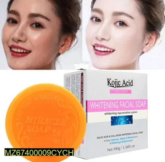 Skin Care Set – Pack of 3, Whitening Soap, Glow Face Cream & Face Serum, Anti-Aging & Brightening - JSJunoon.com