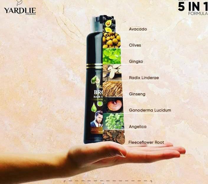 Dark Brown Hair Color Shampoo – UK Based Formula, 200ml, Full Grey Coverage, Long Lasting Vibrant Color, Easy Dual Chamber Application