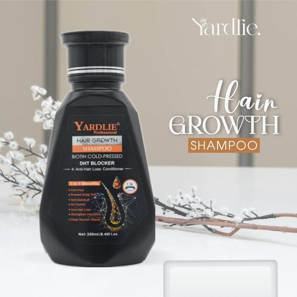 Hair Growth Shampoo 250ml + Essential Oils 30ml – Anti-Hair Loss, Anti-Dandruff, Anti-Frizz & Scalp Soothing, Strengthens Roots & Deeply Nourishes for Healthy Hair