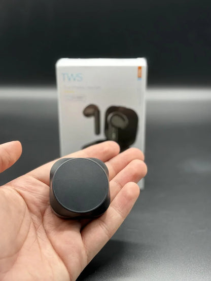 True Wireless Stereo Earbuds – Bluetooth 5.3, Noise Cancelling, Smart Touch, Dual Device Connectivity (Black) - JSJunoon.com