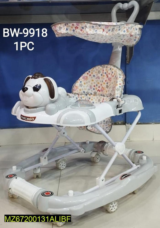 Baby Walker – 8-Wheel Plastic Kids Walker for Learning to Walk