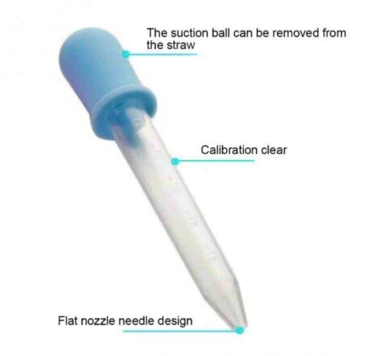 Multicolor Silicone Dropper – Safe, Reusable & Easy to Clean