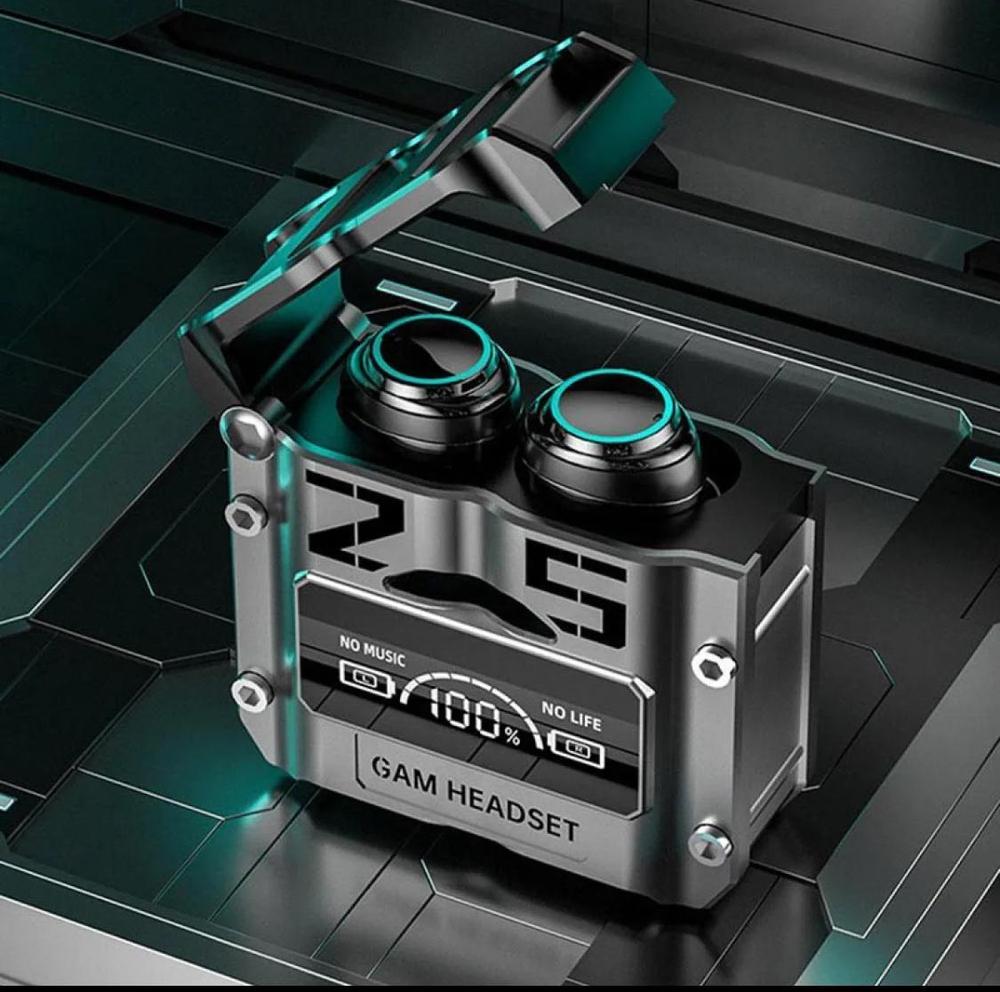 M25 Wireless Gaming Earbuds – Noise Cancelling, Long Battery, Bluetooth 5.0 (Black