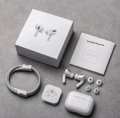 AirPods Pro Wireless Earbuds – Bluetooth 5.3, Smart Touch, Water & Dust Resistant (White/Black) - JSJunoon.com