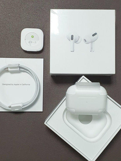 AirPods Pro Wireless Earbuds – Bluetooth 5.3, Smart Touch, Water & Dust Resistant (White/Black) - JSJunoon.com