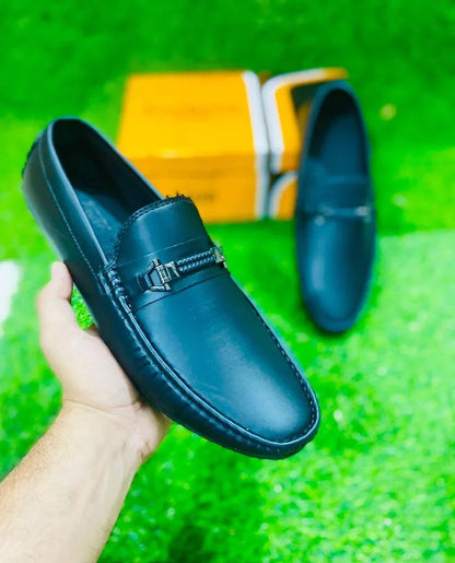 JS Junoon Men’s Comfortable Rexine Shoes – Casual, Plain Design, Sizes 6–11 - JSJunoon.com