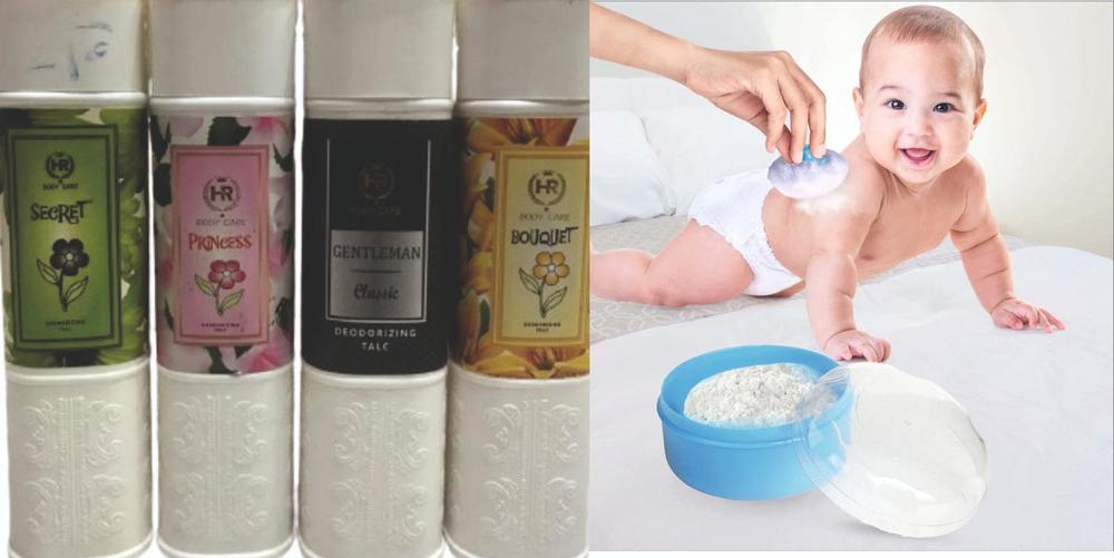 Baby Perfume Powder – 4-Pack Safe Fragrance Powder for Infants