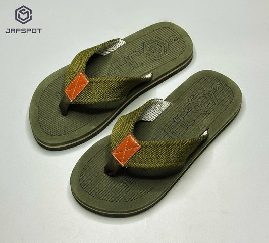 JS Junoon Men’s Premium Slippers JF026 – Green