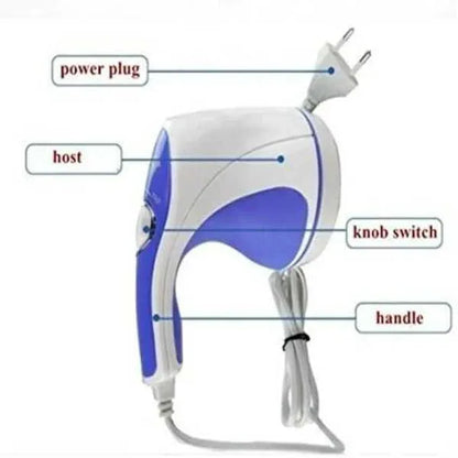 Mini Fat Massage Machine – Portable Body Massager for Fat Burning, Muscle Relaxation & Slimming Therapy, Compact Design (White, Purple) - JSJunoon.com