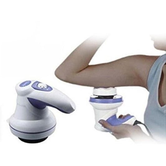 Mini Fat Massage Machine – Portable Body Massager for Fat Burning, Muscle Relaxation & Slimming Therapy, Compact Design (White, Purple)
