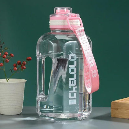 Gym Water Bottle 2000ml – Large Capacity BPA-Free Sports Water Jug with Carrying Rope | Food Grade Plastic - JSJunoon.com