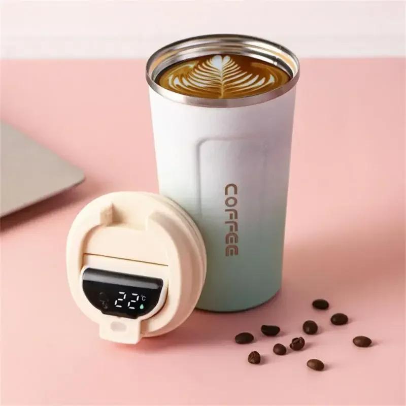 JS Junoon Insulated Travel Coffee Mug – 510ml Stainless Steel, Leak-Proof, Hot & Cold