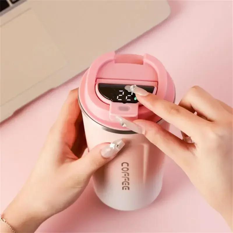 JS Junoon Insulated Travel Coffee Mug – 510ml Stainless Steel, Leak-Proof, Hot & Cold