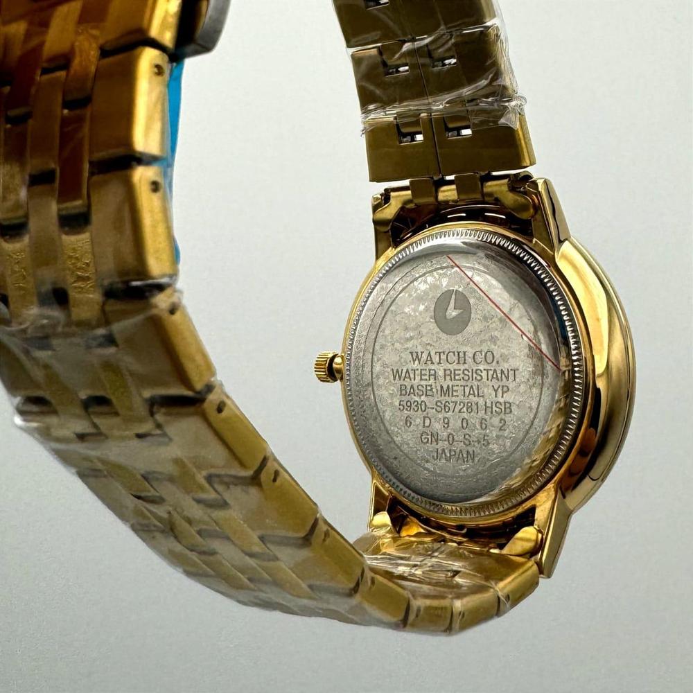 Men’s Stainless Steel Analogue Wrist Watch – Round Dial, Quartz, Water Resistant, Stainless Steel Strap