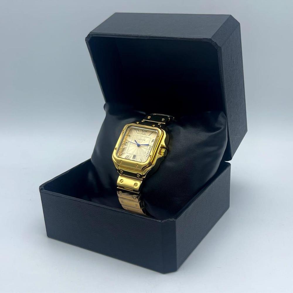 Men’s Stainless Steel Analogue Wrist Watch – Quartz Movement, Water Resistant, Stainless Steel Strap