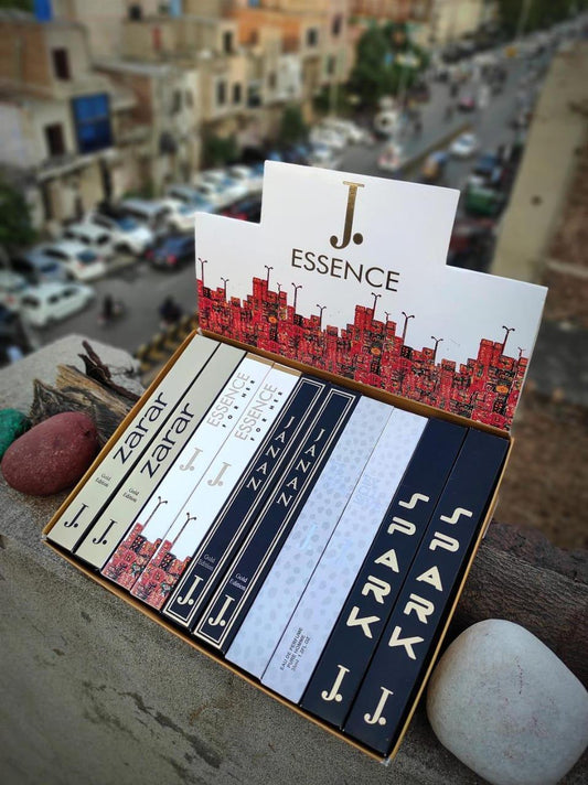 JS Junoon Mood Enhancing Pocket Perfume – Unisex, Woody & Spicy Fragrance, Pack of 6 (35ml Each)