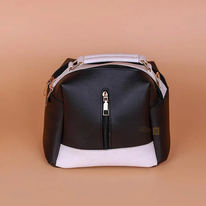 Girl’s PU Leather Plain Handbag – Stylish Top Handle Bag for Everyday Use - JSJunoon.com