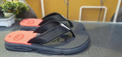 JS Junoon Men’s Rubber Casual Slippers – Printed Design - JSJunoon.com