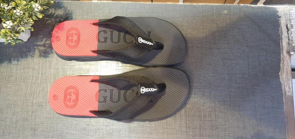 JS Junoon Men’s Rubber Casual Slippers – Printed Design