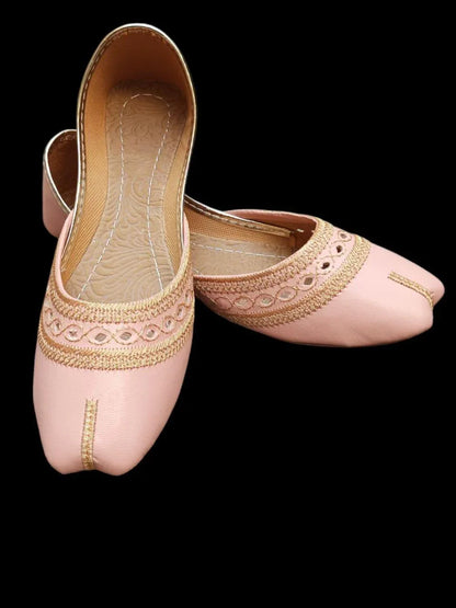 tylish Women's Velvet Khussa with Thread Work – Comfortable Casual Wear (Sizes 5–10) - JSJunoon.com
