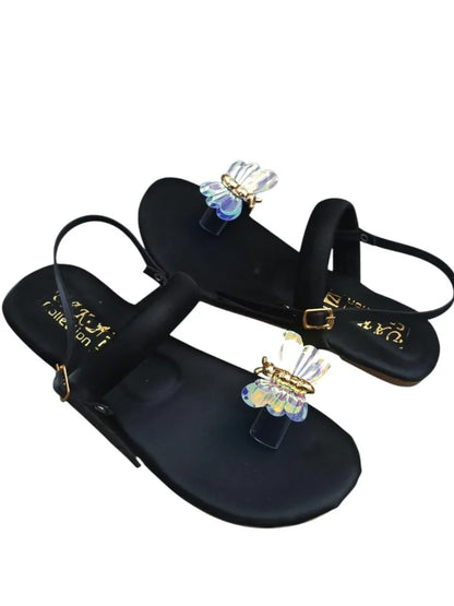 JS Junoon Stylish Women’s Fancy Black Fabric Kolhapuri Chappal – Sizes 6–10 - JSJunoon.com