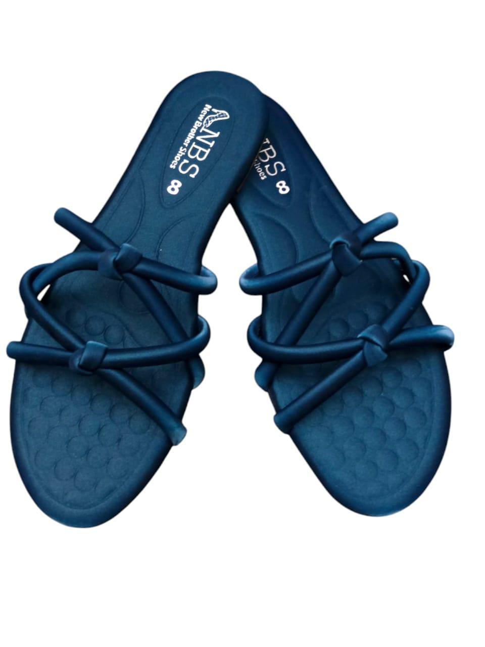 JS Junoon Stylish Women’s Casual Black PVC Flats – Sizes 6–11