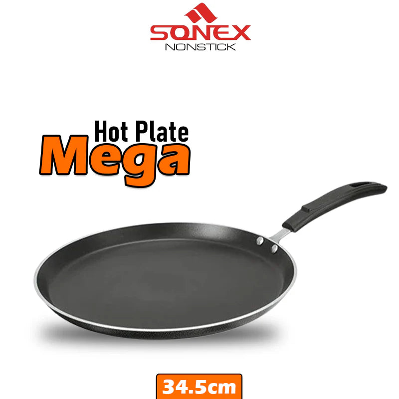 JS Junoon Sonex Heavyweight Mega Hot Plate – 34.5 cm Large Nonstick Electric Griddle