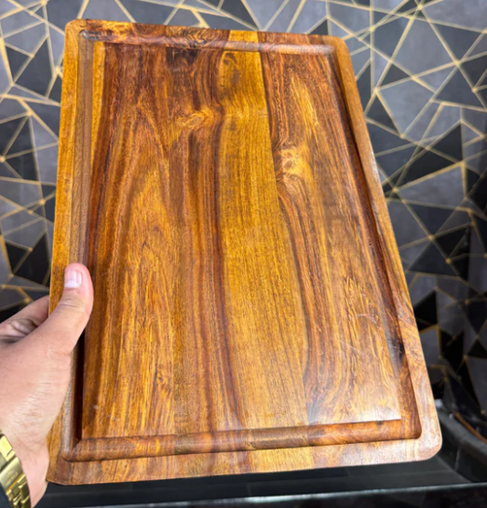 Square Shape Wooden Food Platter