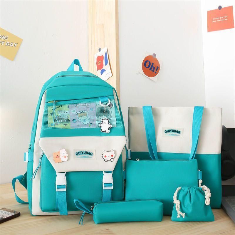 4Pcs Premium School Bag & Backpack Set for Girls – Imported Collection