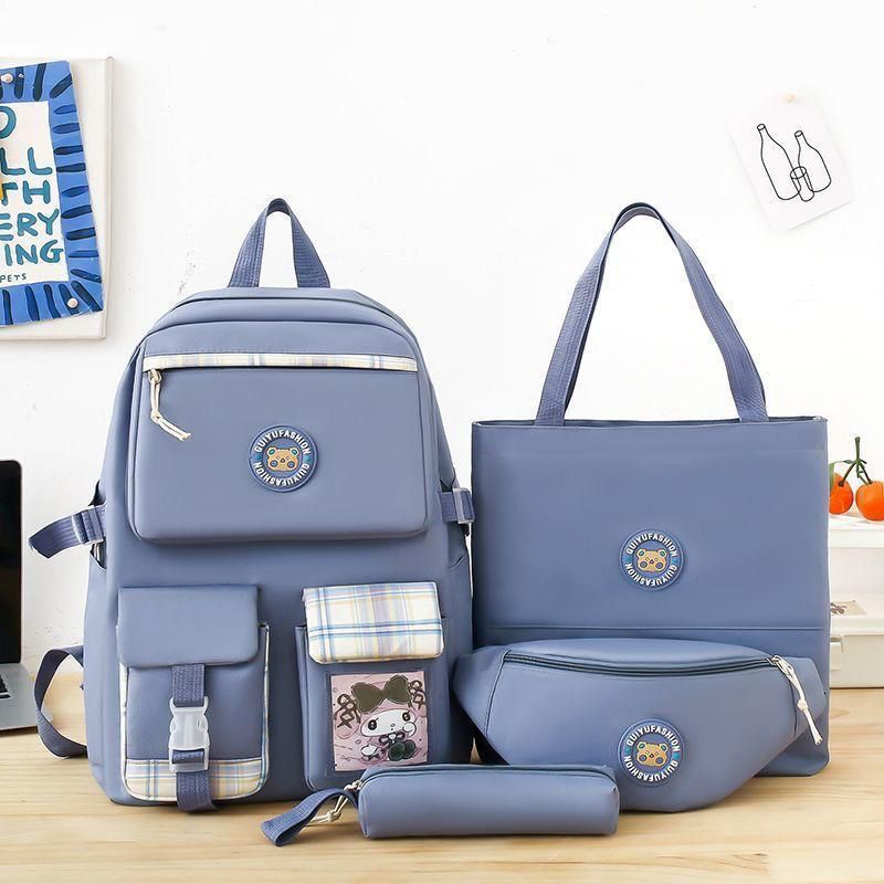 4Pcs Premium School Bag & Backpack Set for Girls – Imported Collection