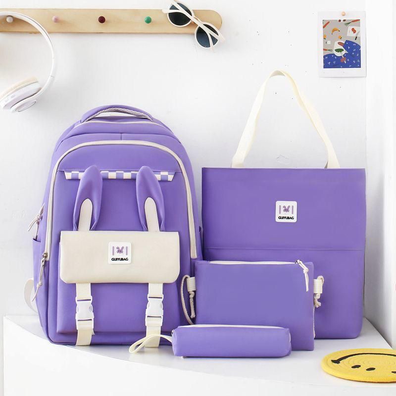 4Pcs Premium School Bag & Backpack Set for Girls – Imported Collection