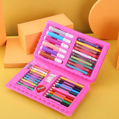 42Pcs Kids Drawing Colours Art Set – Non-toxic, Bright & Vibrant Colors for Creative Art & Craft - JSJunoon.com
