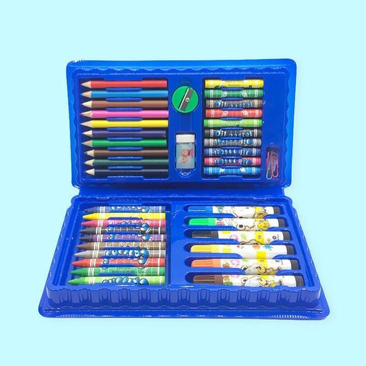 42Pcs Kids Drawing Colours Art Set – Non-toxic, Bright & Vibrant Colors for Creative Art & Craft