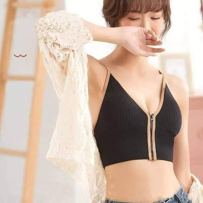 Fancy Front Open Zipper Foam Biddies – Stylish & Comfortable, Premium Quality, Multiple Colors - JSJunoon.com