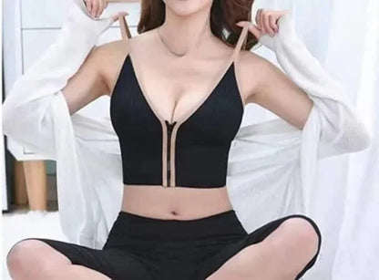 Fancy Front Open Zipper Foam Biddies – Stylish & Comfortable, Premium Quality, Multiple Colors - JSJunoon.com