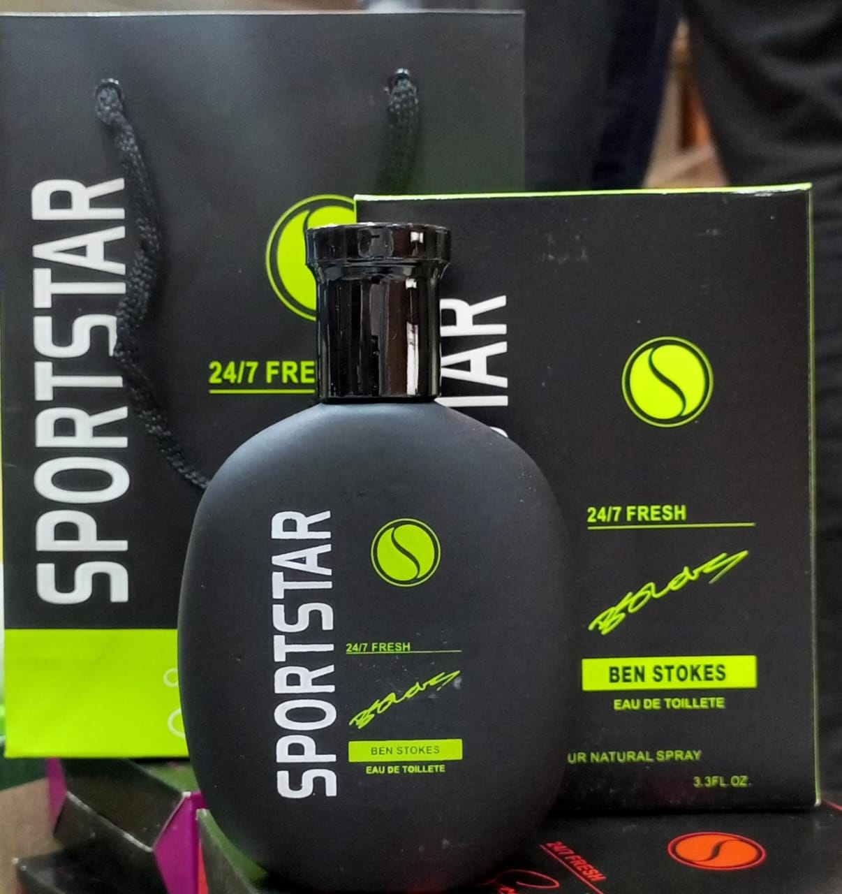 Sport Star Perfume 100ml with Free Gift Bag – Long-Lasting Unisex Fragrance – Celebrity Inspired Scent – Premium Quality –